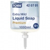 Картридж с жидким мылом одноразовый TORK (Система S1) Premium, 1л, ультра-мягкое, 420701