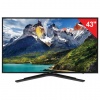 Телевизор SAMSUNG 43N5500, 43" (108 см), 1920x1080, FullHD, 16:9, SmartTV, WiFi, черный
