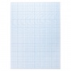 Бумага масштабно-координатная (миллиметровая), планшет А3, голубая, 20 листов, 80г/м2, STAFF, 113491