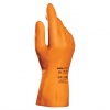 Перчатки латексные MAPA Industrial/Alto 299, хлопчатобумажное напыление, р.10,XL, оранжевые, шк 3104