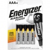 Батарейки КОМПЛЕКТ 4 шт,ENERGIZER Alkaline Power, AAA(LR03,24А), алкалин,мизинчик,блистер, ш/к 47893