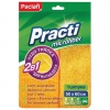Тряпка для мытья пола, 50х60см, плотная микрофибра, желтая, PACLAN "Practi Microfiber", ш/к5013