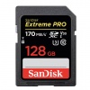 Карта памяти SDXC 128GB SANDISK Extreme Pro UHS-I U3, V30, 170 Мб/сек (class 10), SDSDXXY-128G-GN4IN