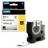 Картридж для принтеров этикеток DYMO Rhino 24мм*5,5м лента виниловая, чёрный шрифт, белая 1734821