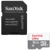 Карта памяти microSDHC 16GB SANDISK Ultra UHS-I U1, 80 Мб/сек (class10), адаптер, SDSQUNS-016G-GN3MA