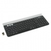 Клавиатура беспроводная LOGITECH K780, ПК/планшет/смартфон, 97кл.+6доп.кл., черно-белая, 920-008043