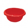 Таз 10л хозяйственный, круглый, с ручками, пластиковый, (в15*ш40*г43см), цвет красный, IDEA, М 2506
