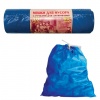 Мешки д/мусора 60л, завязки, синие, в рулоне 10шт, ПВД, 30мкм, 70х60см, прочные, КБ VITALUX, шк0509