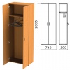 Шкаф для одежды "Фея" (ш740*г390*в2000 мм), цвет орех милан, ШФ17.5