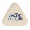 Ластик FACTIS TRI 24 (Испания), 51х46х12мм, белый, треугольный, мягкий, PMFTRI24