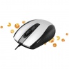 Мышь проводная DEFENDER Optimum MM-140, USB, 2 кнопки+1 колесо-кнопка, оптическая,черно-серебр,52140