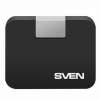 Хаб SVEN HB-677, USB 2.0, 4 порта, порт для питания, черный