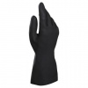 Перчатки латексные MAPA Alto Plus 260, хлопчатобумажное напыление, размер 10, XL, черные, шк 4109