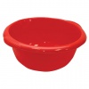 Таз 16л хозяйственный, круглый, с ручками, пластиковый, (в18*ш45*г49см), цвет красный, IDEA, М 2507