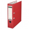 Папка-регистратор LEITZ, механизм 180°, покрытие пластик, 80 мм, красная, 10101225