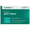 Антивирус KASPERSKY Antivirus лицензия на 2ПК, 1год, продление, карта, KL11**ROBFR
