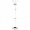 Вешалка-стойка Квартет-З, 1,79м, основание 40см, 4 крючка+место для зонтов, металл, белая, ш/к 84633