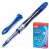 Ручка-роллер BEIFA (Бэйфа) A Plus, СИНЯЯ, корпус с печатью, узел 0,5мм, линия 0,33мм, RX302602-BL