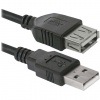 Кабель-удлинитель USB 2.0 1,8м DEFENDER, M-F, для подключения периферии, 87456