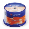 Диски DVD-R(минус) VERBATIM 4,7Gb 16x КОМПЛЕКТ 50шт Cake Box 43548 (ш/к - 5488)