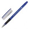 Ручка шариковая масляная с грипом BRAUBERG "i-Rite GT Solid", СИНЯЯ, корпус синий, узел 0,7мм,143305
