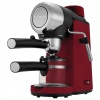 Кофеварка рожковая POLARIS PCM 4007A, 800 Вт, объем 0,2л, 4 бар, подсветка, съемный фильтр, красный