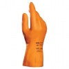 Перчатки латексные MAPA Industrial/Alto 299, хлопчатобумажное напыление, р. 7, S, оранжевые, шк 3173