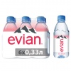 Вода негазированная минеральная EVIAN (Эвиан) 0,33л, пластиковая бутылка, ш/к 63003