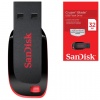 Флеш-диск 32GB SANDISK Cruzer Blade USB 2.0, черный/красный, SDCZ50-032G-B35