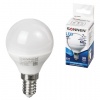 Лампа светодиодная SONNEN, 7(60)Вт, цоколь Е14, шар, хол. белый, 30000ч, LED G45-7W-4000-E14, 453706