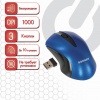 Мышь беспроводная SONNEN M-661Bl, USB, 1000dpi, 2 кнопки+1колесо-кнопка, оптическая, cиняя, 512648