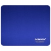 Коврик для мыши SONNEN "BLUE", резина+ткань, 220х180х3 мм, 513308