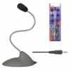 Микрофон настольный DEFENDER MIC-111, кабель 1,5м., 58 Дц, серый, 64111