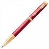 Ручка-роллер PARKER IM Premium Red GT, корпус красный лак, позолоч. дет, черн, 2143647