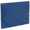 Папка на резинках BRAUBERG Стандарт, синяя, до 300 листов, 0,5мм, 221623
