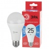 Лампа светодиодная ЭРА, 25(200)Вт, цоколь Е27, груша, холодный белый, 25000ч, LED A65-25W-6500-E27