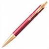 Ручка шариковая PARKER IM Premium Red GT, корпус красный лак, позолоч. дет, син, 2143644