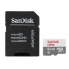 Карта памяти microSDXC 64GB SANDISK Ultra UHS-I U1, 80 Мб/сек (class10), адаптер, SDSQUNS-064G-GN3MA