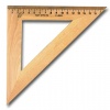 Треугольник деревянный, 45*18 см, УЧД, С15