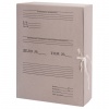 Короб архивный STAFF, 100 мм, переплетный картон, 2 х/б завязки, до 700 листов, 110930