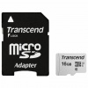 Карта памяти microSDHC 16GB TRANSCEND UHS-I U1, 95 Мб/сек (class 10), адаптер, TS16GUSD300S-A