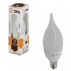 Лампа светодиодная ЭРА,7(60)Вт, цоколь E14, свеча на ветру,тепл. бел., 30000ч, LED smdBXS-7w-827-E14