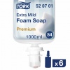 Картридж с жидким мылом-пеной одноразовый TORK (Система S4), ультрамягкое, 1л, 520701