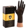 Перчатки нитриловые смотровые КОМПЛЕКТ 50 пар(100шт), L (большой), черные, SAFE&CARE, LN 31-58