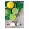 Весы кухонные SCARLETT SC-KS57P21 "Лимоны", электронный дисплей, max вес 10кг,тарокомпенсация,стекло