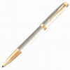 Ручка-роллер PARKER IM Premium Pearl GT, корпус жемчужный лак, позолоч. дет, черн, 2143646