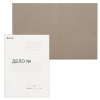 Папка без скоросшивателя "Дело", картон, плотность 300г/м2, до 200 листов, BRAUBERG, 124571