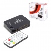 Переключатель HDMI, CABLEXPERT, 19F/19F, электронный, 5 уст. на 1 м-р/ТВ, пульт ДУ, DSW-HDMI-52