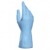 Перчатки латексные MAPA Vital Eco 117, хлопчатобумажное напыление, размер 8, M, синие, шк 1282