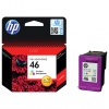 Картридж струйный HP (CZ638AE) DeskJet Ink Advantage 2020hc/2520hc №46, цветной, ориг.,ресурс 750стр